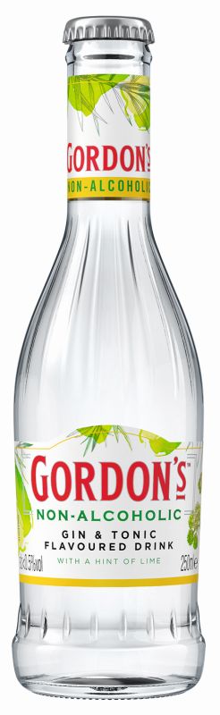 GORDON’S NON-ALCOHOLIC GIN & TONIC FLAVOURED DRINK “LIME”